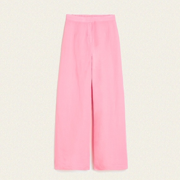 |NWOT| H&M Linen-Blend Trousers - Picture 1 of 8